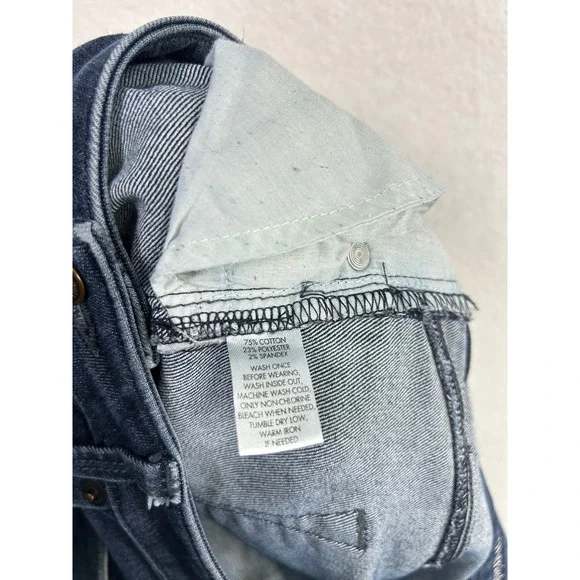 LOFT Modern Straight Dark Wash Denim‎ Jeans Women's Size 29/8 - Picture 5 of 10